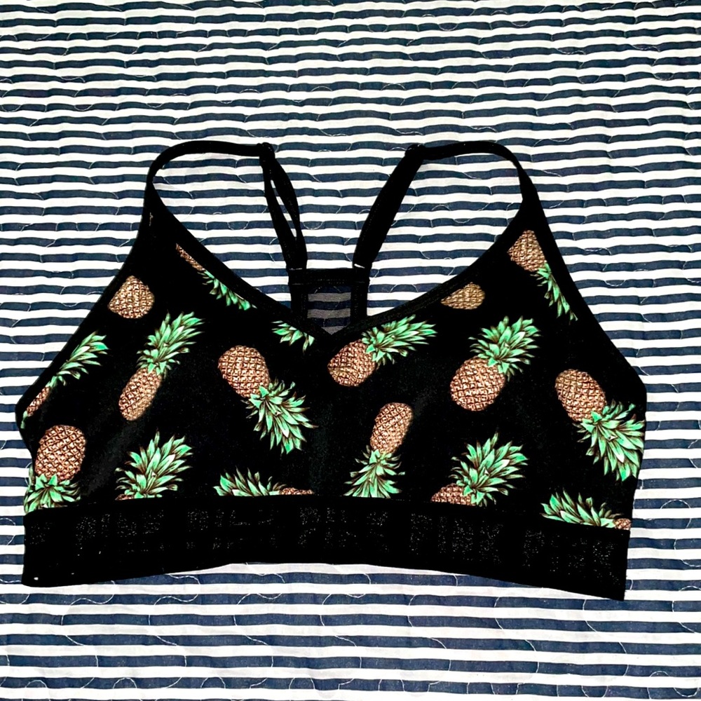 Victoria Secret Pink pineapple 🍍 sports bra
